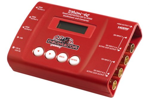 Decimator DMON-4S Quad SDI to HDMI Multiviewer and Converter